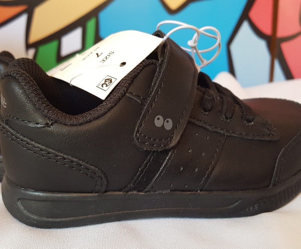 ❎SOLD❎ Stride Rite Black UNIFORM Sneakers Tot 7 - Picture 4 of 8